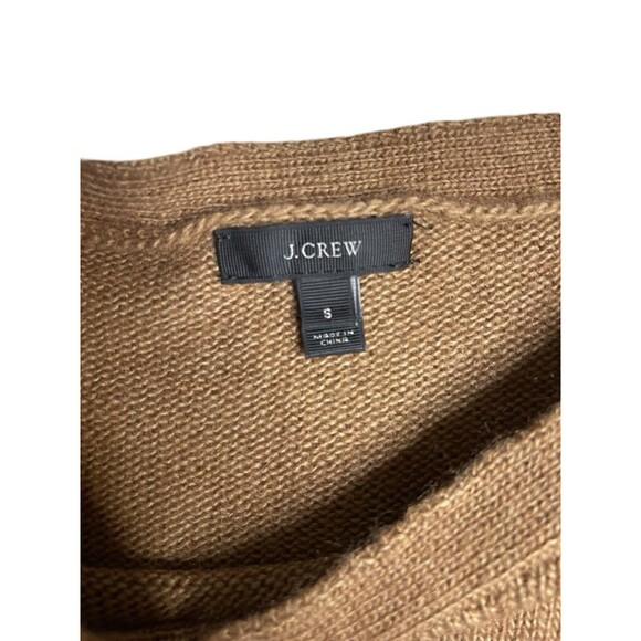 J.Crew Sweater Wool Mohair blend Women Size Small Brown w/ Buttons - Picture 6 of 11